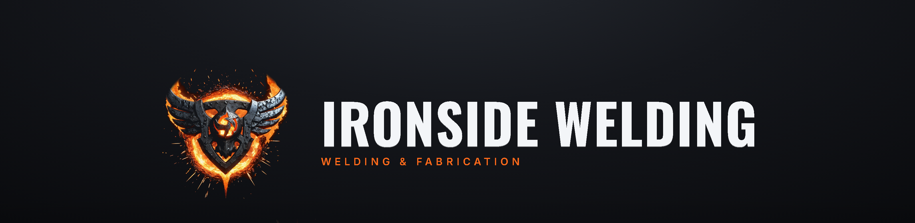 Ironside Welding brand applied to a studio product mockup