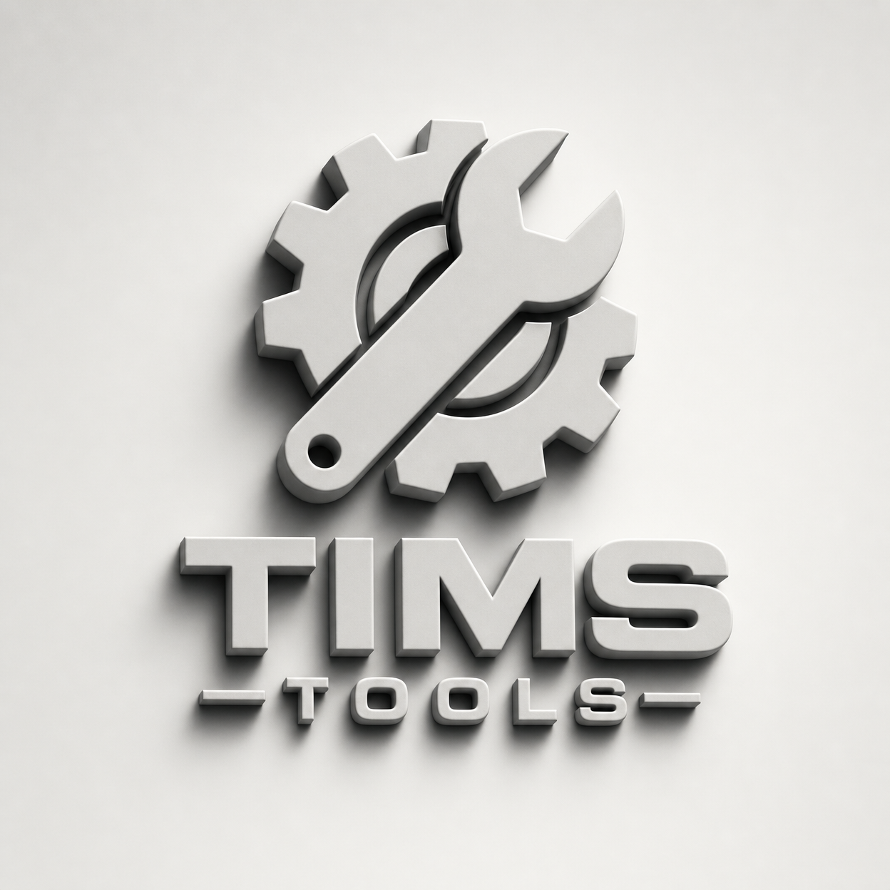 Tim's Tools logo — red and black hardware-store mark